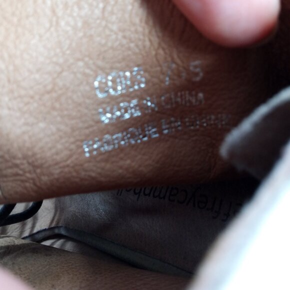 Jeffrey Campbell Cors Lace Up Open Toe Boots Booties Size 7.5 Suede Beige - Picture 10 of 15